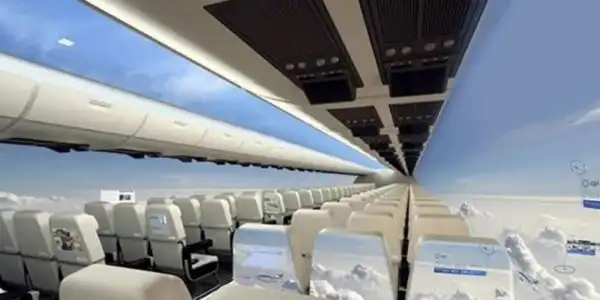 Windowless Planes Will Give Passengers a Panoramic View of the Sky
